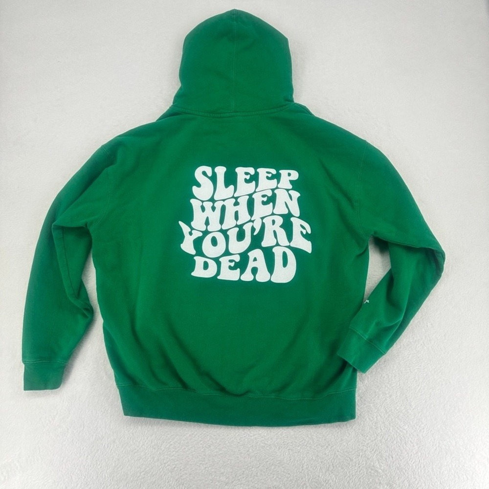 Plan Bri Barstool‎ Sports Green Graphic Hoodie Size XL - Picture 11 of 14